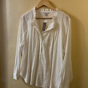 NWT J Crew Point Sur Peasant Shirt